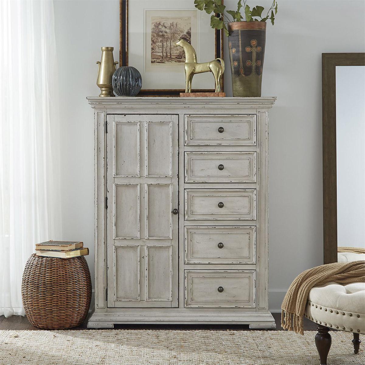 Liberty Furniture Big Valley Door Chest in Whitestone - Furniture World