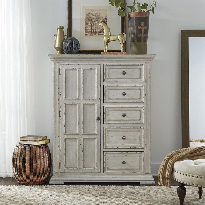 Liberty Furniture Big Valley Door Chest in Whitestone - Furniture World