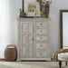 Liberty Furniture Big Valley Door Chest in Whitestone - Furniture World
