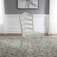 Liberty Furniture Magnolia Manor Ladder Back Side Chair in Antique White (Set of 2) - Furniture World