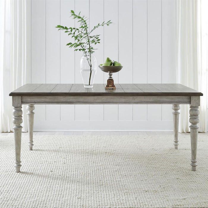 Liberty Furniture Cottage Lane Rectangular Leg Table in Antique White - Furniture World