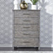 Liberty Furniture Modern Farmhouse Drawer Chest in Dusty Charcoal - Furniture World