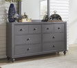 Liberty Furniture Cottage View Drawer Dresser in Dark Gray - Furniture World