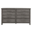 Liberty Furniture Modern Farmhouse Drawer Dresser in Dusty Charcoal - Furniture World