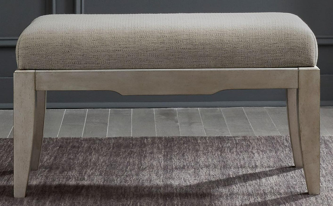 Liberty Furniture Montage Vanity Bench in Platinum - Furniture World