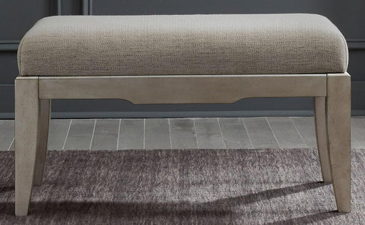 Liberty Furniture Montage Vanity Bench in Platinum - Furniture World