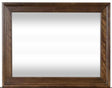 Liberty Furniture Saddlebrook Mirror in Tobacco Brown - Furniture World