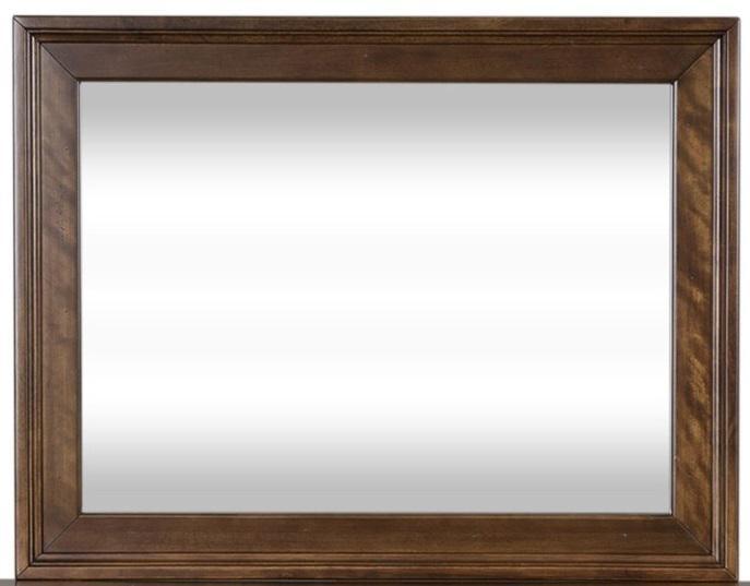 Liberty Furniture Saddlebrook Mirror in Tobacco Brown - Furniture World