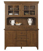 Liberty Furniture Hearthstone Buffet with Hutch in Rustic Oak - Furniture World
