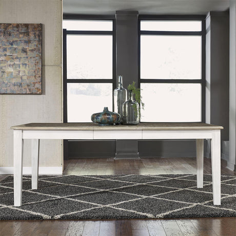 Liberty Furniture Summerville Rectangular Leg Table in White - Furniture World