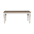 Liberty Furniture Heartland Rectangular Leg Table in Antique White - Furniture World
