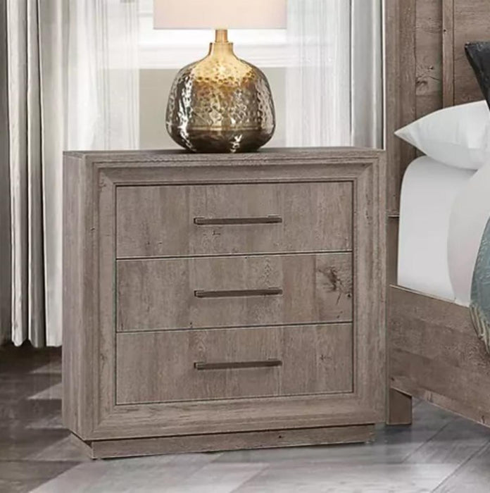 Liberty Furniture Horizons 3 Drawer Bedside Chest with Charging Station in Graystone - Furniture World