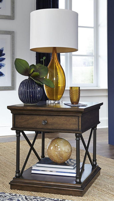 Liberty Furniture Tribeca End Table in Cordovian Brown - Furniture World