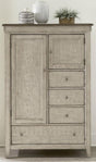 Liberty Furniture Ivy Hollow Door Chest in Weathered Linen - Furniture World