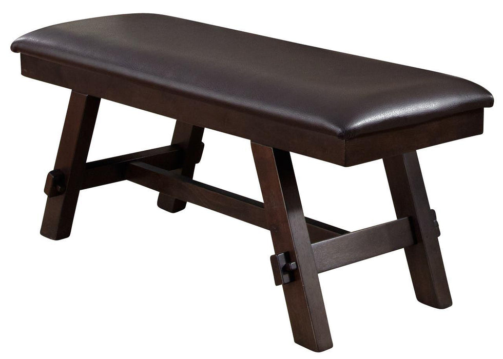 Liberty Furniture Lawson Bench in Light/Dark Expresso - Furniture World