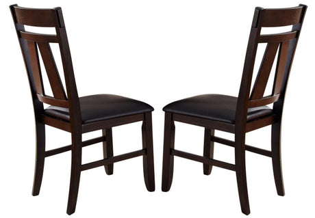 Liberty Furniture Lawson Splat Back Side Chair (Set of 2) in Light/Dark Expresso - Furniture World