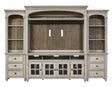 Liberty Heartland 66" Entertainment Center with Piers in Antique White - Furniture World