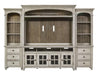 Liberty Heartland 66" Entertainment Center with Piers in Antique White - Furniture World