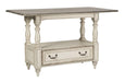 Liberty Furniture Magnolia Manor Gathering Table in Antique White - Furniture World