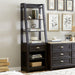Liberty Heatherbrook Leaning Bookcase Pier in Charcoal & Ash - Furniture World
