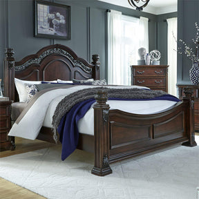 Liberty Furniture Messina Estates Queen Poster Bed - Furniture World