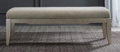 Liberty Furniture Montage Bed Bench in Platinum - Furniture World