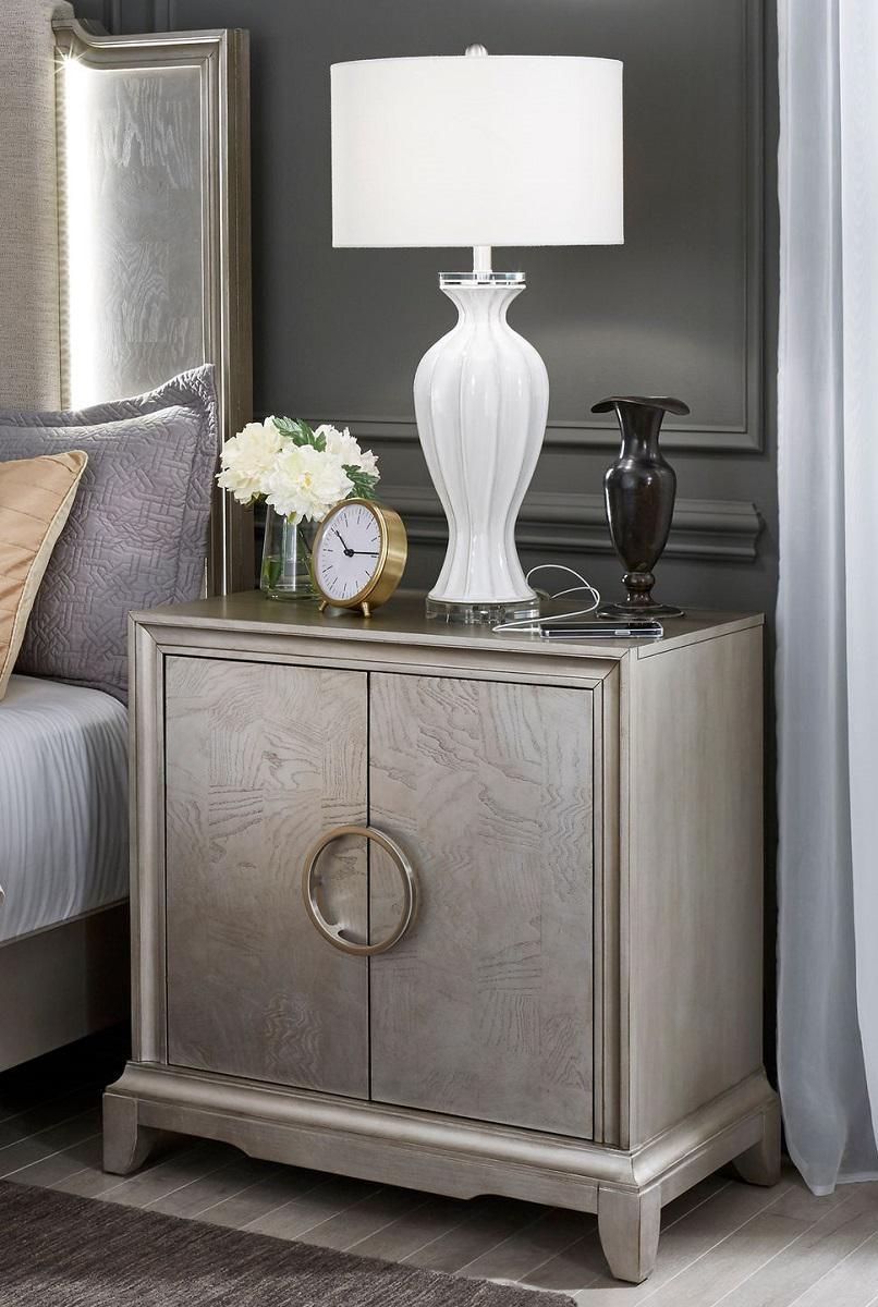 Liberty Furniture Montage Door Bedside Chest w/ Charging Station - Furniture World
