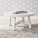 Liberty Modern Farmhouse Splay Leg Round Cocktail in Flea Market White - Furniture World