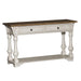 Liberty Morgan Creek Sofa Table in Antique White - Furniture World