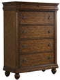 Liberty Furniture Rustic Traditions 5 Drawer Chest in Rustic Cherry - Furniture World