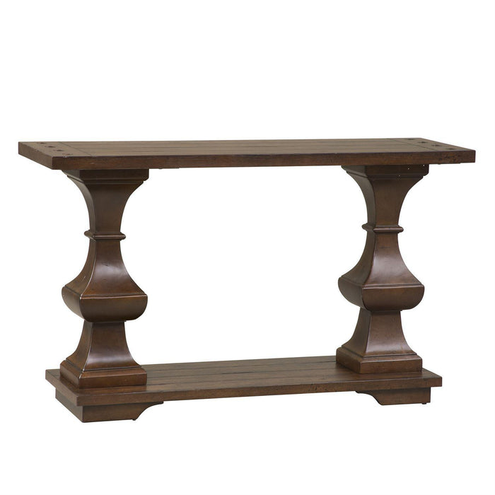 Liberty Sedona Sofa Table in Kona Brown - Furniture World