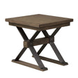 Liberty Sonoma Road End Table in Weathered Beaten Bark - Furniture World