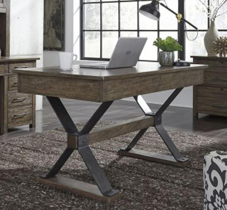 Liberty Sonoma Road Writing Desk in Weather Beaten Bark - Furniture World