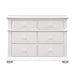 Liberty Furniture Summer House 6 Drawer Dresser in Oyster White - Furniture World