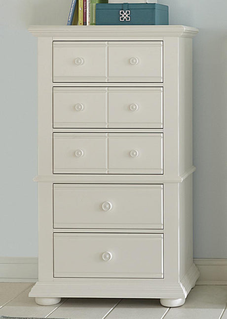 Liberty Furniture Summer House Lingerie Chest in Oyster White - Furniture World