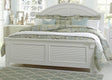 Liberty Furniture Summer House Queen Panel Bed in Oyster White - Furniture World