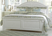 Liberty Furniture Summer House Queen Panel Bed in Oyster White - Furniture World