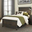 Liberty Furniture Thornwood Hills Full Panel Bed in Rock Beaten Gray - Furniture World