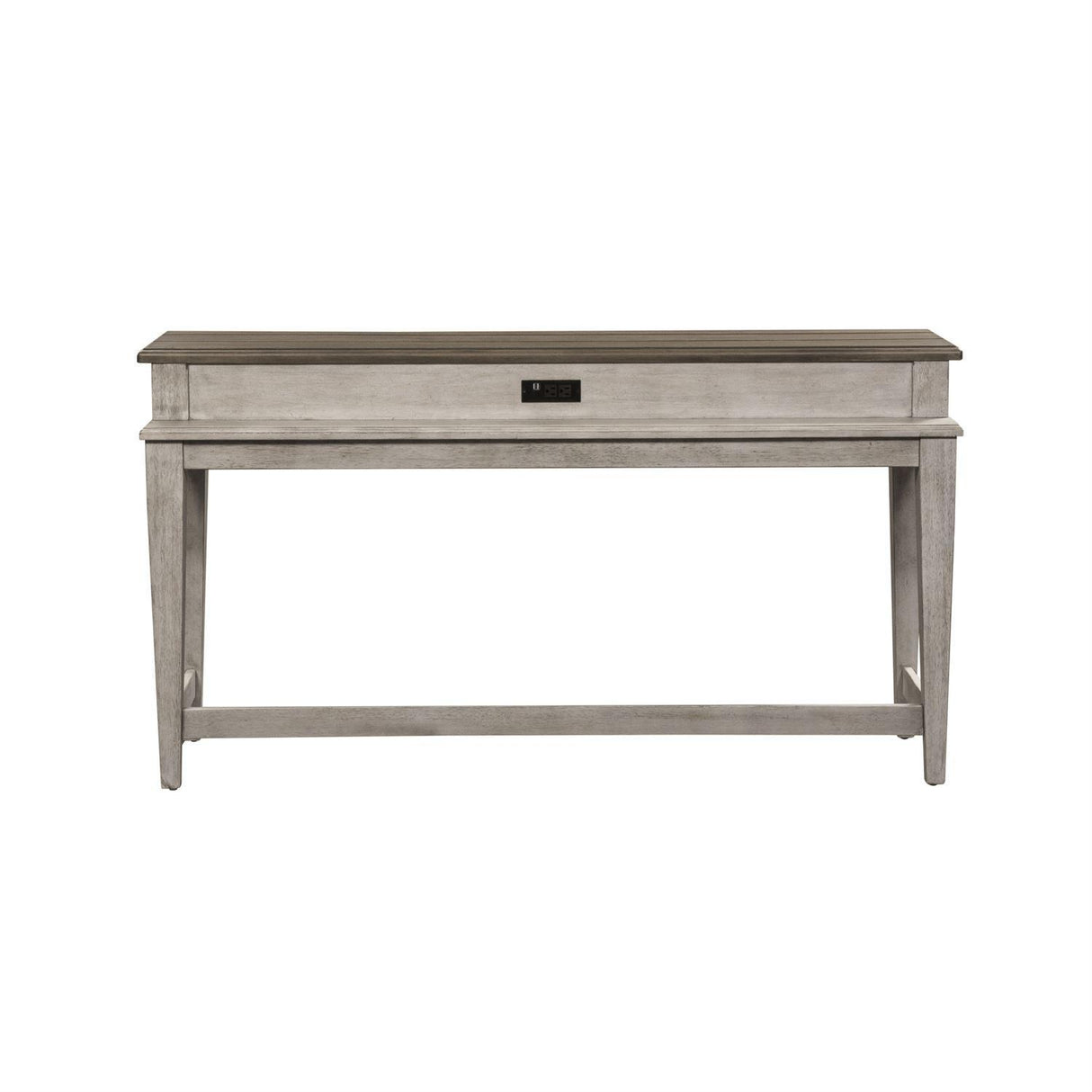 Liberty Heartland Console Bar Table in Antique White - Furniture World