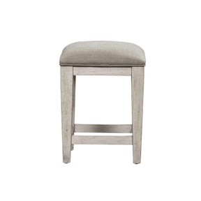 Liberty Heartland Console Stool in Antique White - Furniture World