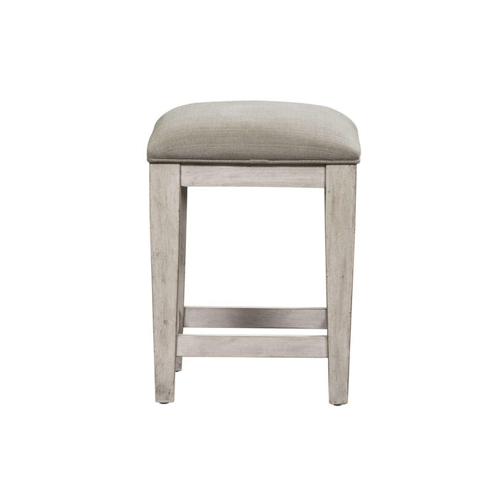 Liberty Heartland Console Stool in Antique White - Furniture World