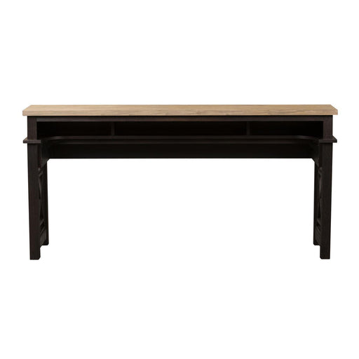 Liberty Heatherbrook Console Bar Table in Charcoal and Ash - Furniture World