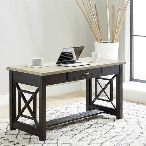 Liberty Heatherbrook Lift Top Writing Desk in Charcoal & Ash - Furniture World