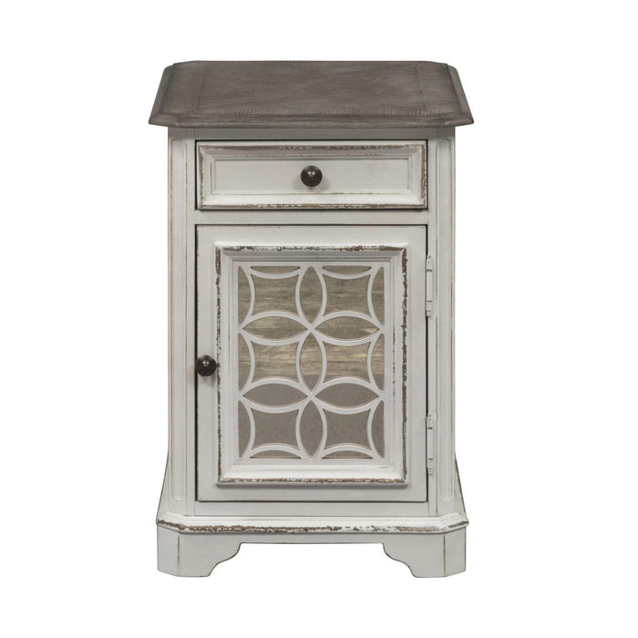 Liberty Magnolia Manor Chair Side Table in Antique White - Furniture World