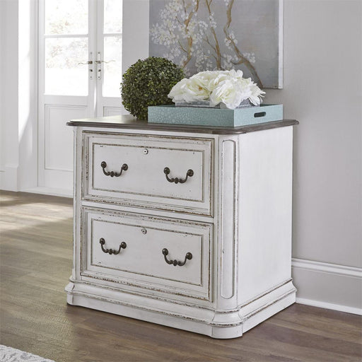 Liberty Magnolia Manor Jr Executive Media Lateral File in Antique White - Furniture World