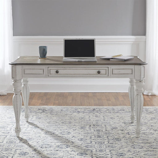Liberty Magnolia Manor Lift Top Writing Desk in Antique White - Furniture World