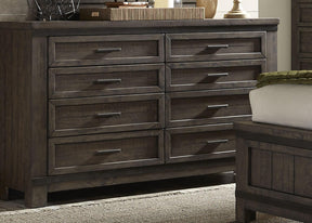 Liberty Thornwood Hills Drawer Dresser in Rock Beaten Gray - Furniture World