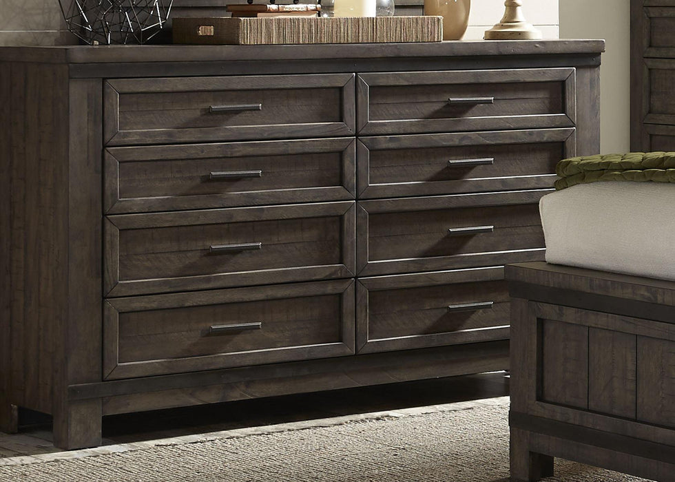 Liberty Thornwood Hills Drawer Dresser in Rock Beaten Gray - Furniture World