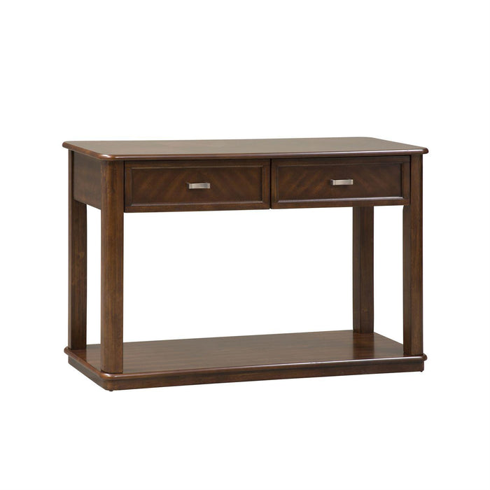 Liberty Wallace Sofa Table in Dark Toffee - Furniture World