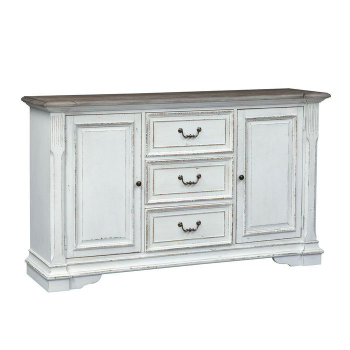 Liberty Furniture Abbey Park Buffet in Antique White - Furniture World